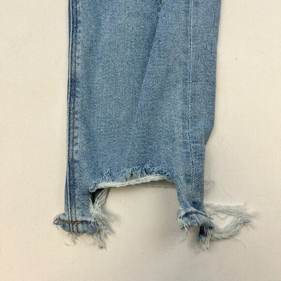 American Eagle Womens Distressed Mom Jeans Mid Rise Size 6 - Picture 5 of 10